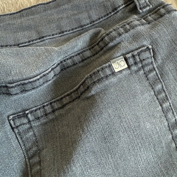 High Waisted Distressed Jeans Bundle - Light Wash & Gray Wash Denim - Picture 11 of 14